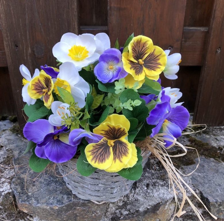 Dušičky výzdoba hrobu